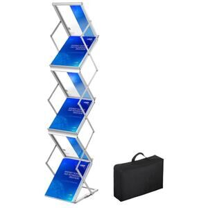 Heavy Duty Brochure Holder Stand Pop-up Catalog Holder Stand Literature Rack
